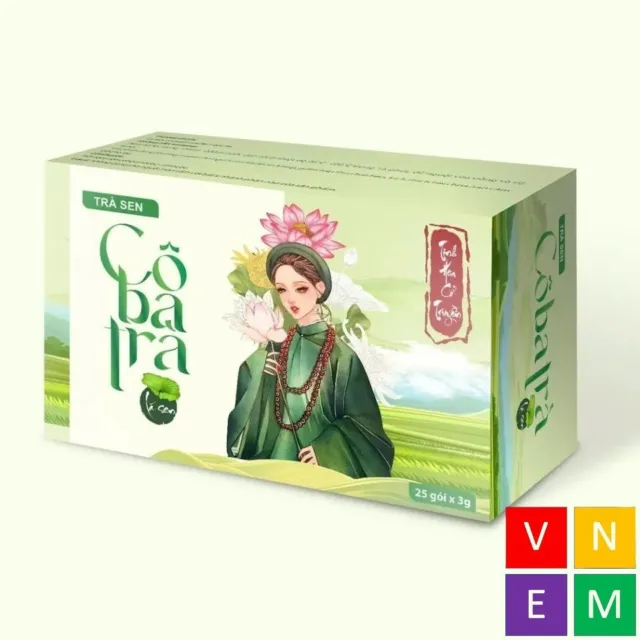 2x Co Ba Tra Tea, Lotus Tea to Reduce Belly Fat, Weight Loss, Giam Can CO BA TRA