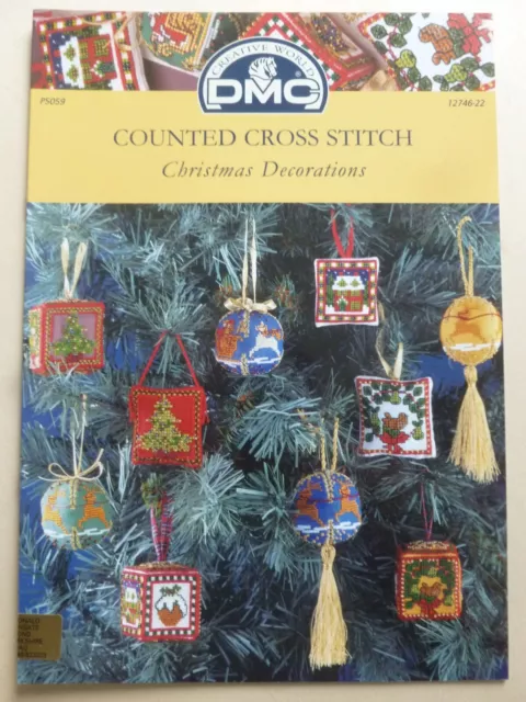 Counted Cross Stitch CHRISTMAS DECORATIONS by DMC