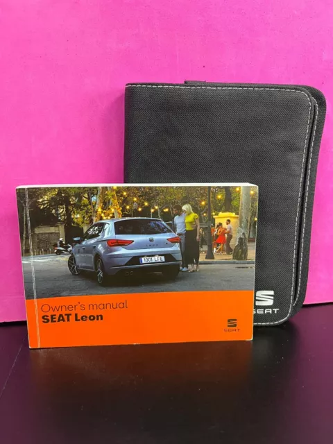 Seat Leon 5F Owners Pack / Handbook / Manual With Wallet 2017-2020 (2019)