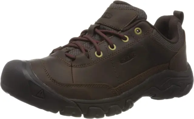 KEEN Men's Targhee 3 Oxford Casual Hiking Shoes 11.5 Wide, Dark Earth/Mulch