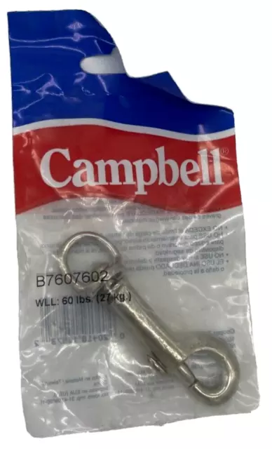 B7607602 CampBell Snap 3/8" Quick Swivel Round Eye WLL 60LBS