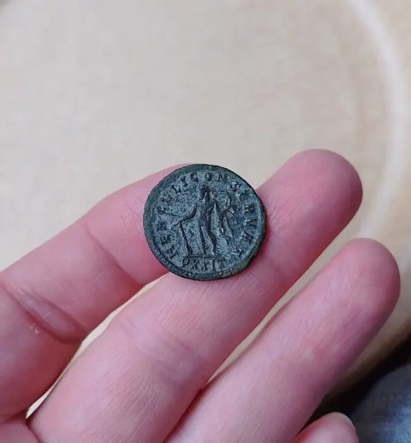Roman Empire RARE Very Nice condition DIOCLETIAN Silvered Antoninianus HERCVLES!