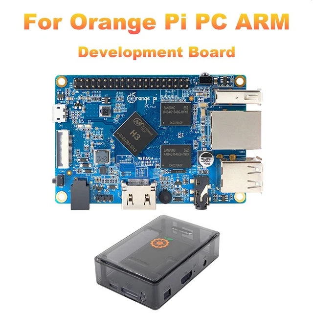 For Orange Pi PC Arm Development Board+Case H3 1GB DDR3 S9W8