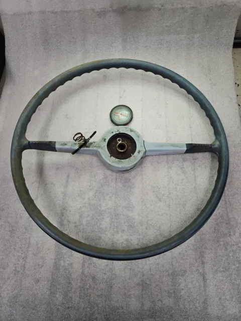 1953 1954 CHEVROLET Bel Air 210 Steering Wheel & Horn Button   Inv#C62