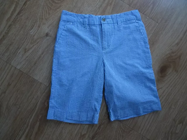 Pantaloncini chino RALPH LAUREN ragazzi blu a righe bianche ETÀ 10 ANNI eccellenti