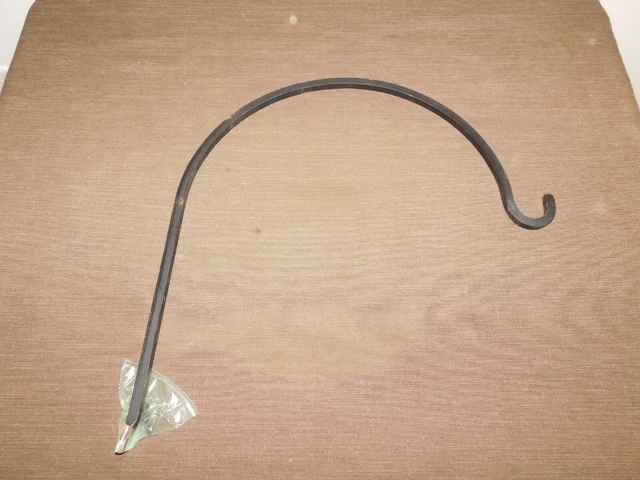 Vintage  Large  Iron  Hanger Bracket Plant Hook New Nos