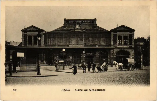 CPA AK PARIS 12e Gare de VINCENNES (575961)