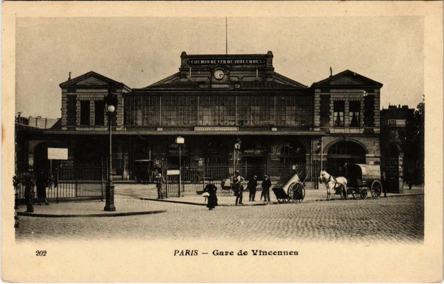 CPA AK PARIS 12th Gare de VINCENNES (575961)