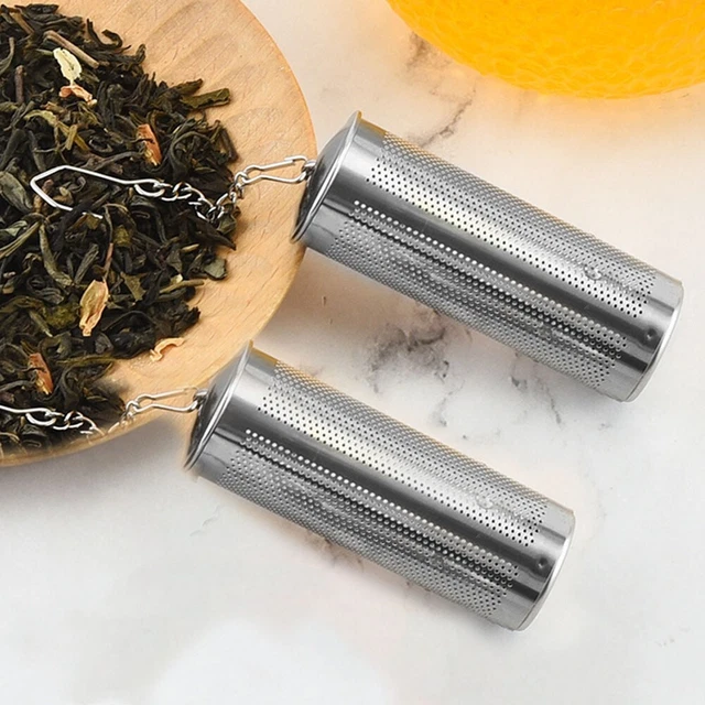 Set da 2 tube di Falloppio tè in acciaio inox premium facile da pulire e durevole