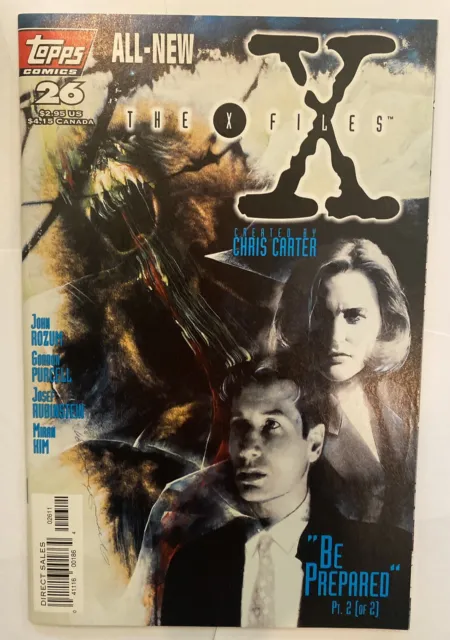 Topps The X-Files Comic Vol. 1 #26 “Be Prepared Part 2 Of 2 (1997) VF