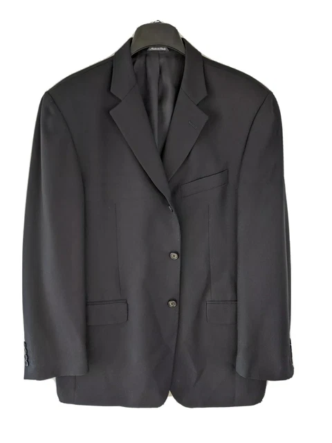 Missoni Jacket Adult 42 Regular Wool Midnight Blue Textured 3 Button Sport Coat