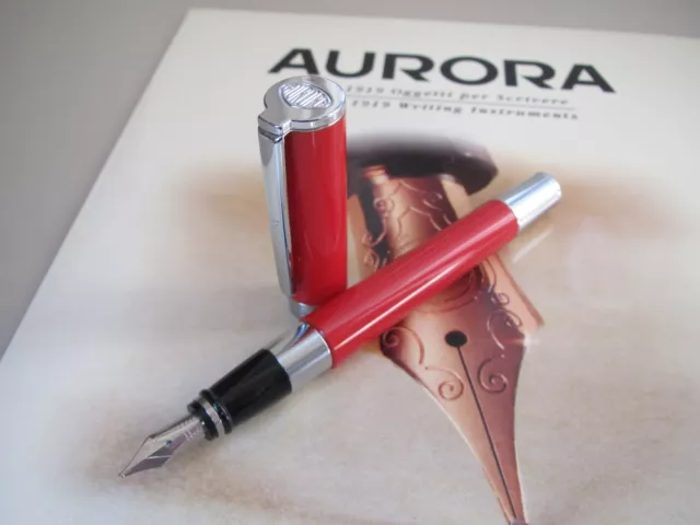 Aurora TU fountain pen T11-R red resin NIB