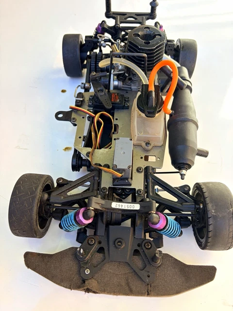 NITRO RC TOURING Car Chassis 4Wd , Engine Exhaust Wheels, No Body £57. ...
