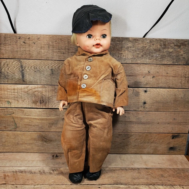 BABY DOLL 1965 Deluxe Reading Corp Baby Boo Doll 21" No Sound Some Hair