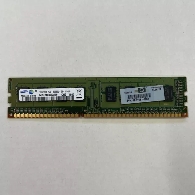 Samsung 1GB DDR3 RAM PC3-10600U 1333MHz 240 PIN non ECC Memory M378B2873EH1-CH9