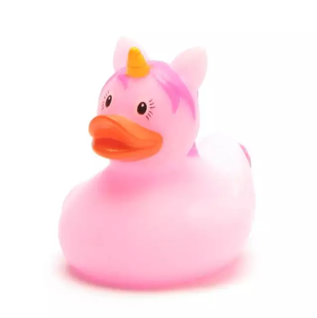 Mini Einhorn Badeente - Quietscheentchen Quietscheente Gummiente Plastikente