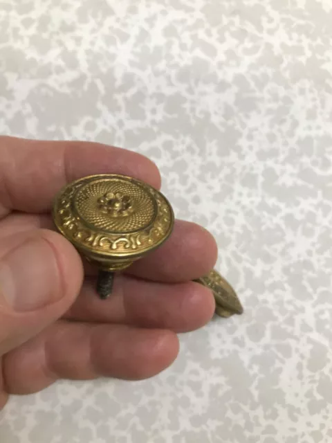 RARE 18th/19th CENTURY GILDED Period Original KNOB! Georgian EARLY AMERICANA!