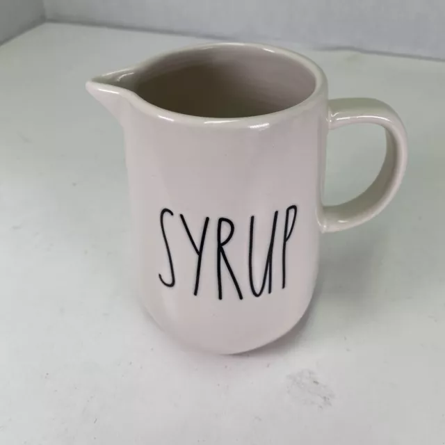 Rae Dunn "Syrup" Ivory Artisan Collection By Magenta Small Pitcher