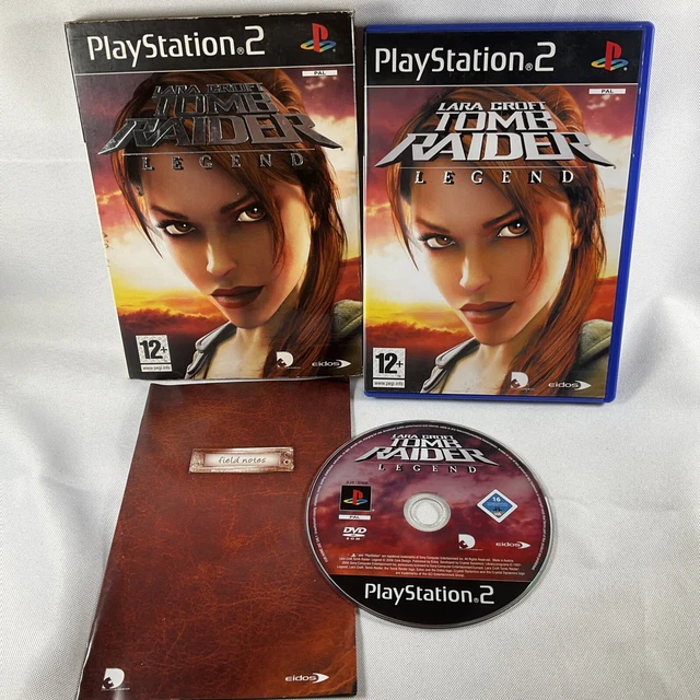 Lara Croft Tomb Raider: Legend for Sony Playstation 2 PS2 - Dust Cover & Manual