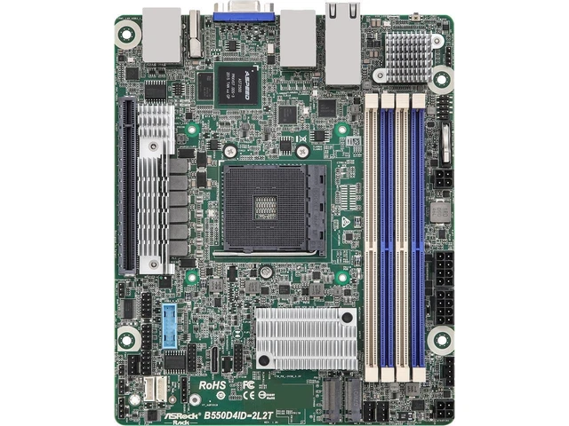 Svr Mb Asrock Rack B550D4Id-2L2T R