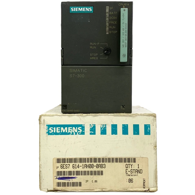 Siemens 6ES7 614-1AH00-0AB3 Simatic S7 Zentral Verarbeitung Unit Plc USA Seller