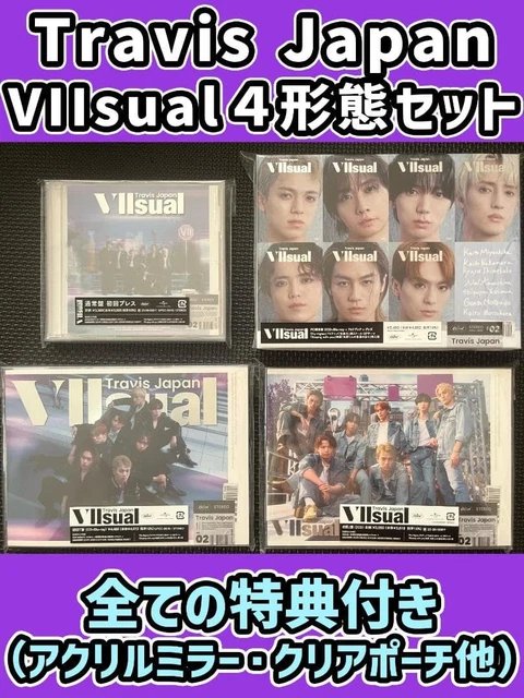 TravisJapan VIIsual 4形態 Travis Japan 2ndアルバム『VIIsual』12月4