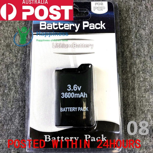 New Rechargeable Battery for PSP 1000 Sony PlayStation Portable 3600mAh