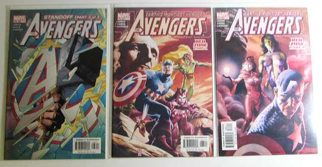 Avengers Lot of 3 #63,65,66 Marvel (2003) NM 1st Print Comic Books