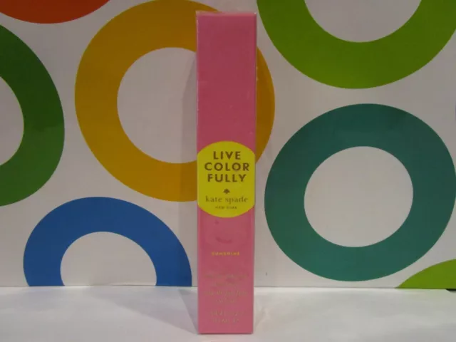 Kate Spade New York ~ Live Color Fully Sunshine Parfum Rollerball ~.34 Oz Boxed