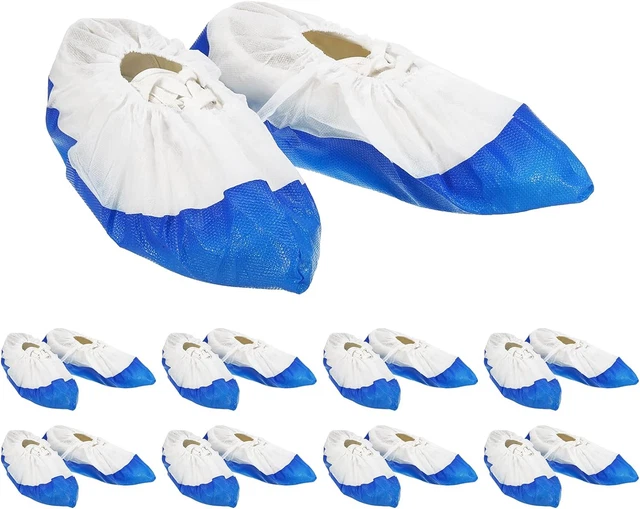 Shoe Covers, 100 Pack (50 Pairs) Disposable Non Slip Extra Thick Boot & Shoe Cov