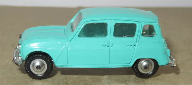 old Made in France 1963 MICRO NOREV HO 1/87 RENAULT 4 R4 1963 VERT PASTEL #511-2