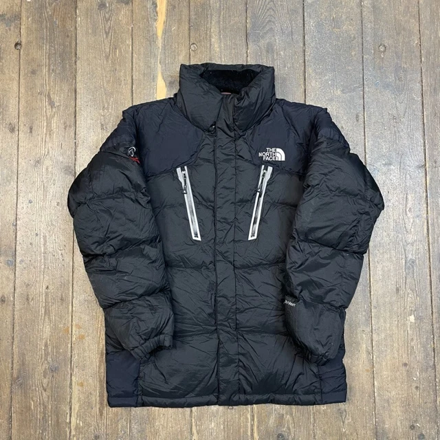 THE NORTH FACE Puffer Jacket Down Feather Summit Series Coat, Black