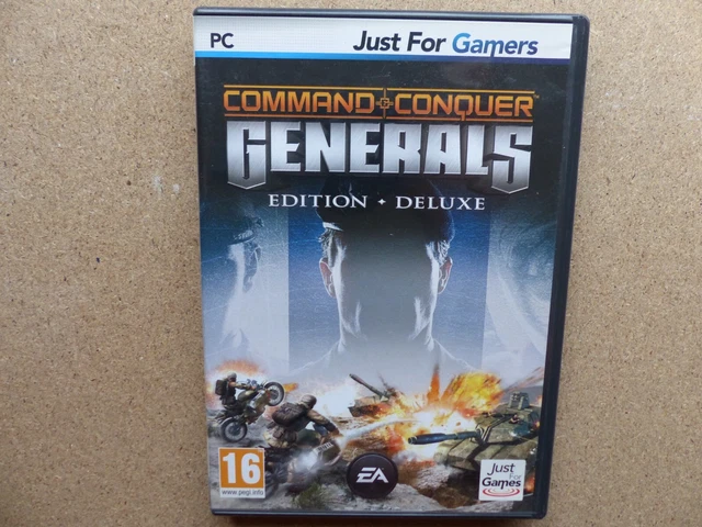 JEU PC Command conquer Generals Edition Deluxe PC CD ROM Jeu comme neuf ...