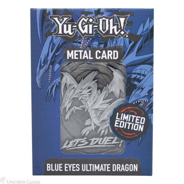 Yu-Gi-Oh! Limited Edition Collectable Metal Card - Blue Eyes Ultimate Dragon