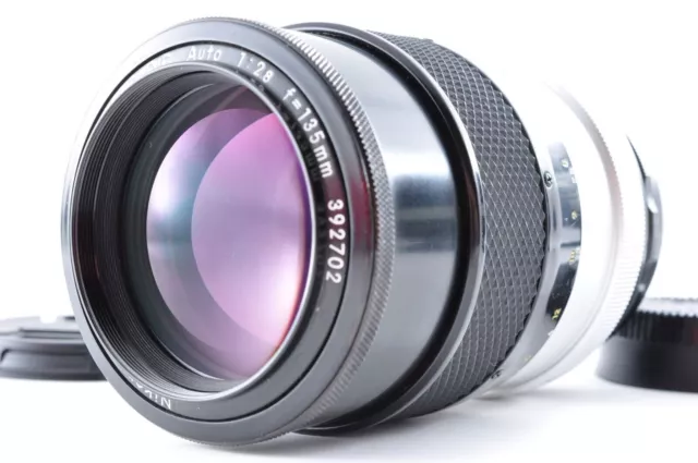 NIKON Non-Ai NIKKOR-QC Auto 135 mm F/2,8 Teleobjektiv MF F-Mount aus Japan...