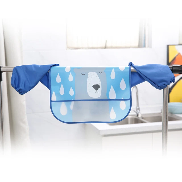 Bavoir à Manches Bavoir Bébé Motifs De Dessins Animés Mignons Pour Bébé Fille Et