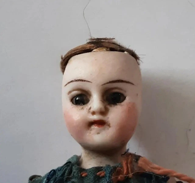 ANTIKE PORZELLANPUPPE MIGNONETTE Sammlerpuppe Puppenstube Alt ...