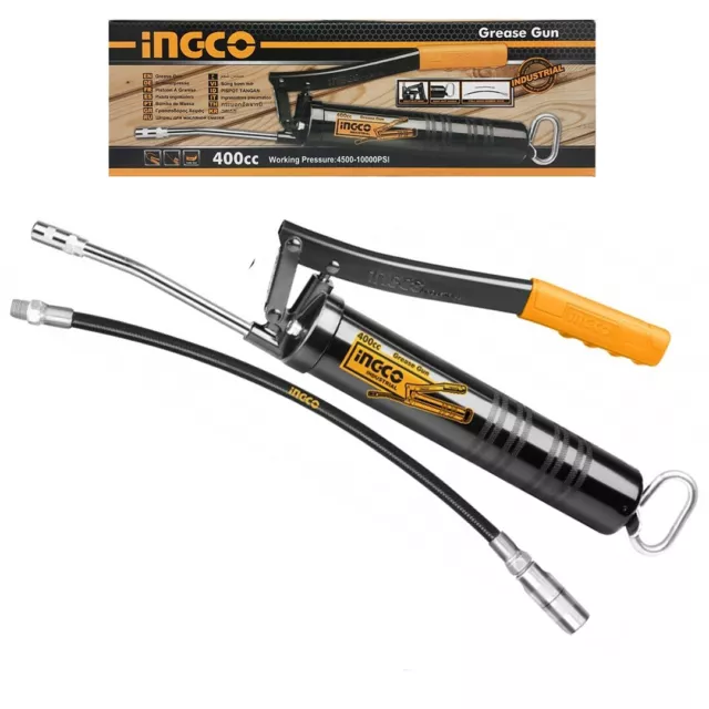 Ingco GRG015001 INGRASSATORE PNEUMATICO PISTOLA PER GRASSO 400 CC professionale