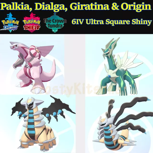 Shiny Giratina Dialga Palkia EV Trained 3 Pack // Pokemon 