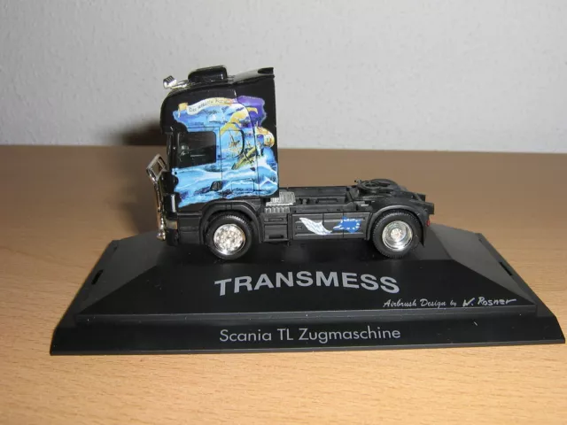 Herpa 1:87 Scania TL Zugmaschine "TRANSMESS"  Exclusiv Serie in PC