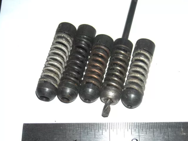 LOT of 5 Sheet Metal Panel Drill Bit Spring Bump Stops SET Aircraft tools