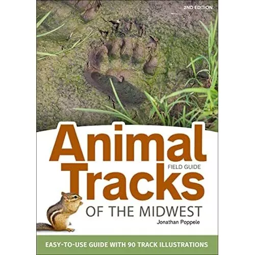 Animal Tracks of the Midwest Field Guide: Easy-to-Use G - Paperback NEW Jonathan