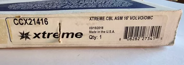 Seastar Solutions Cable-Control 16' OMC/Volvo Xtreme #CCX21416