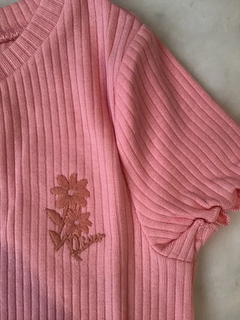 River island mini girls aged 3-4 years pink textured shorts outfit BNWT 3