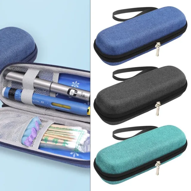 Thermal Insulated Travel Case Insulin Cooling Bag Pill Protector Medicla Cooler
