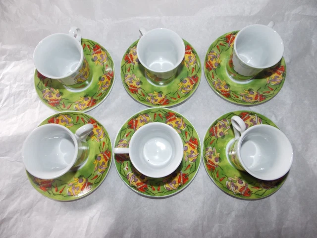 Service à café moka 6 tasses motifs LAPIN 3