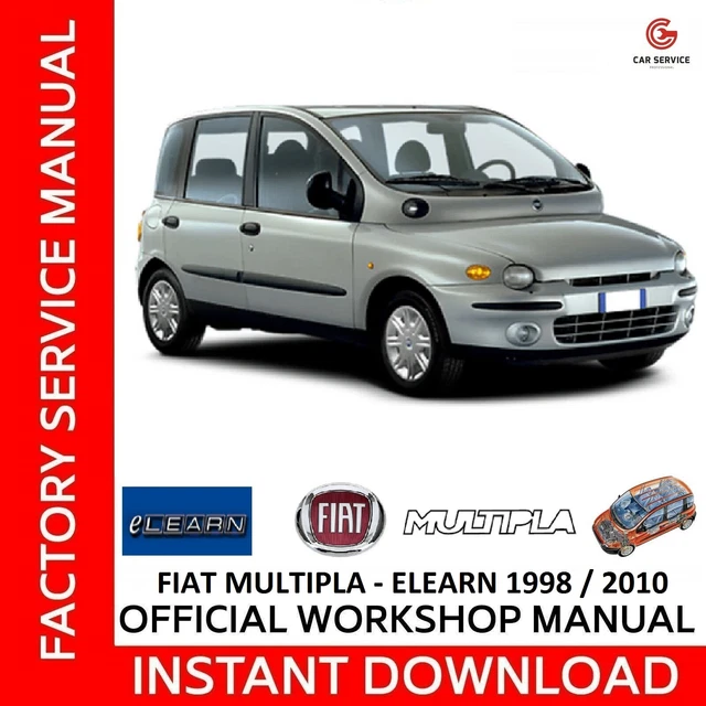 FIAT MULTIPLA ELEARN Manuale Officina Manual Service Wiring