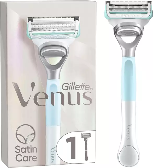 Gillette Venus Satin Care Intimrasierer Für Damen 1 Rasierergriff+1 Rasierklinge
