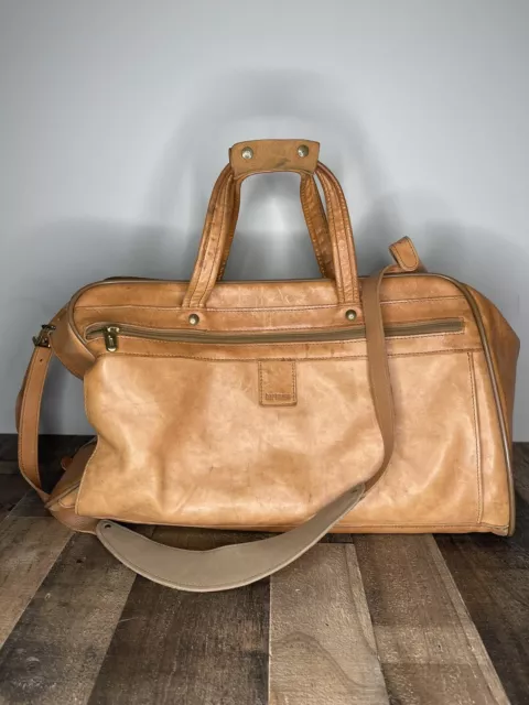 VINTAGE HARTMANN BELTING Leather Luggage Duffle Carry On Weekender