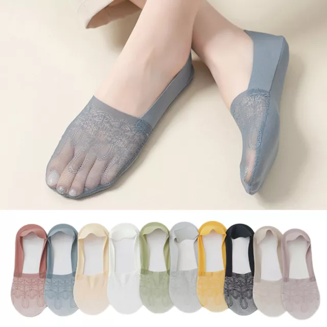 Shallow Mouth Ankle Socks Transparent Low Cut Boat Sock Solid Color Mesh Soft UK